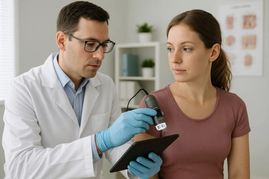 dino-lite microscope scanning